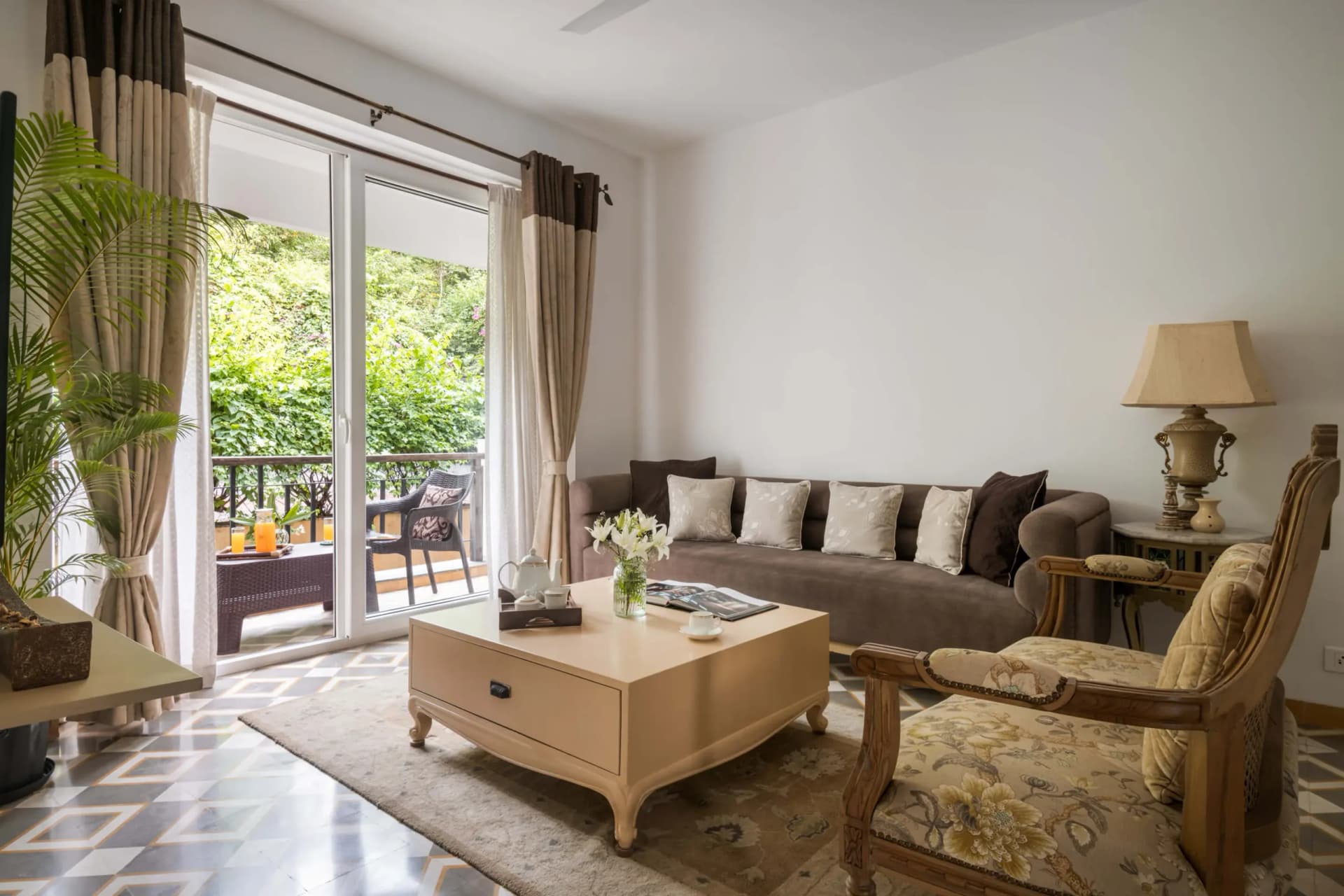 La Mer — Apartment 104 — 2BHK Shared Pool Apartment in Reis Magos, Goa - Reis Magos, Goa