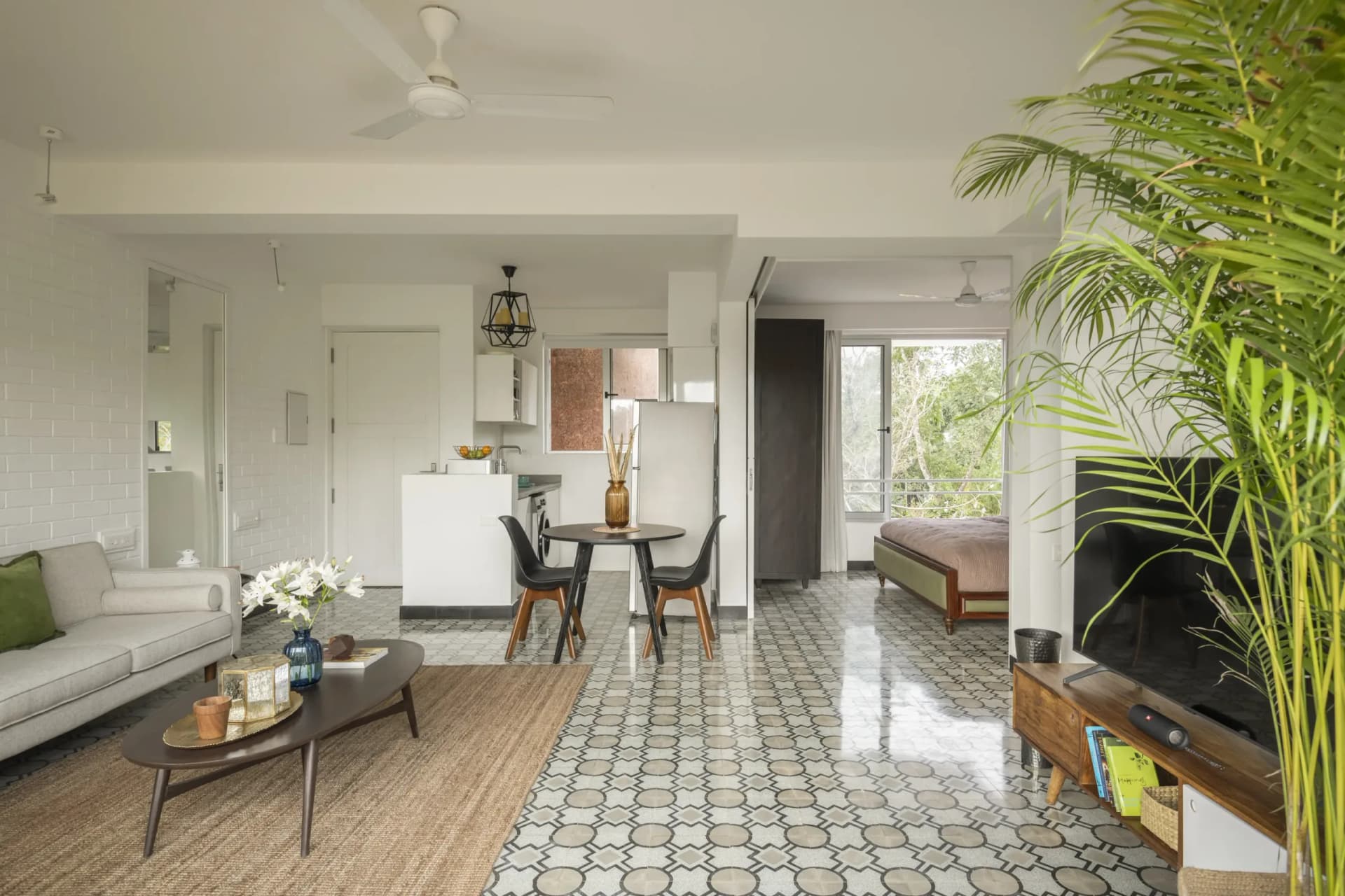 El Raso — Apartment 206 — 1BHK Shared Pool Apartment in Parra, Goa - Parra, Goa