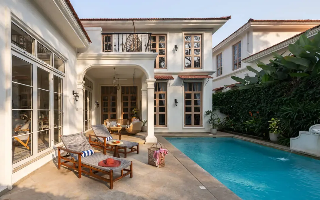 Private Swimming Pool - Regato C Villa in Goa