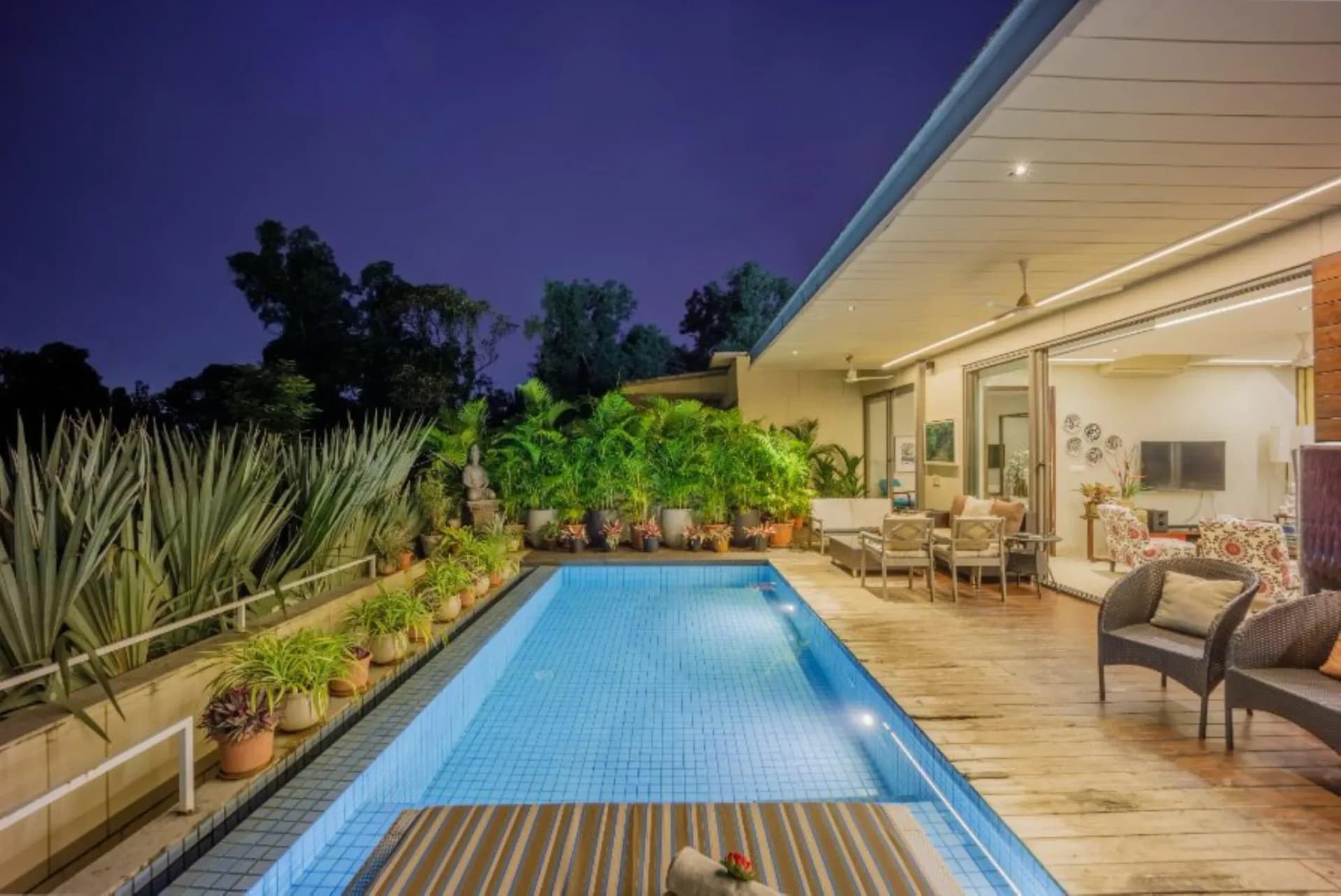 ): Luxury 4BHK Villa with Pool & Tropical Forest Views in Parra in Parra — photo 1