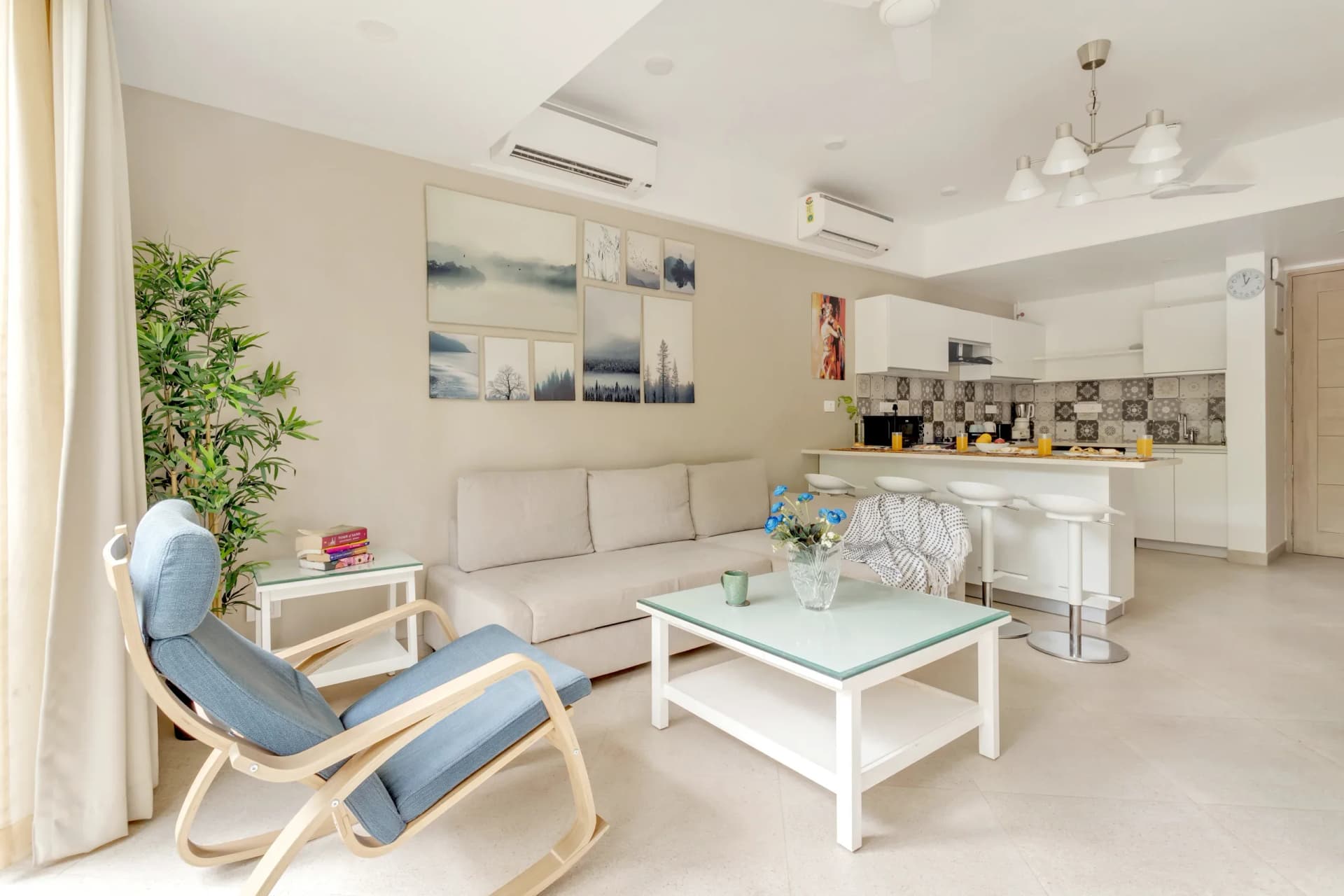 3BHK Pool Apartment for up to 8 Guests in Candolim, Goa - Candolim, Goa