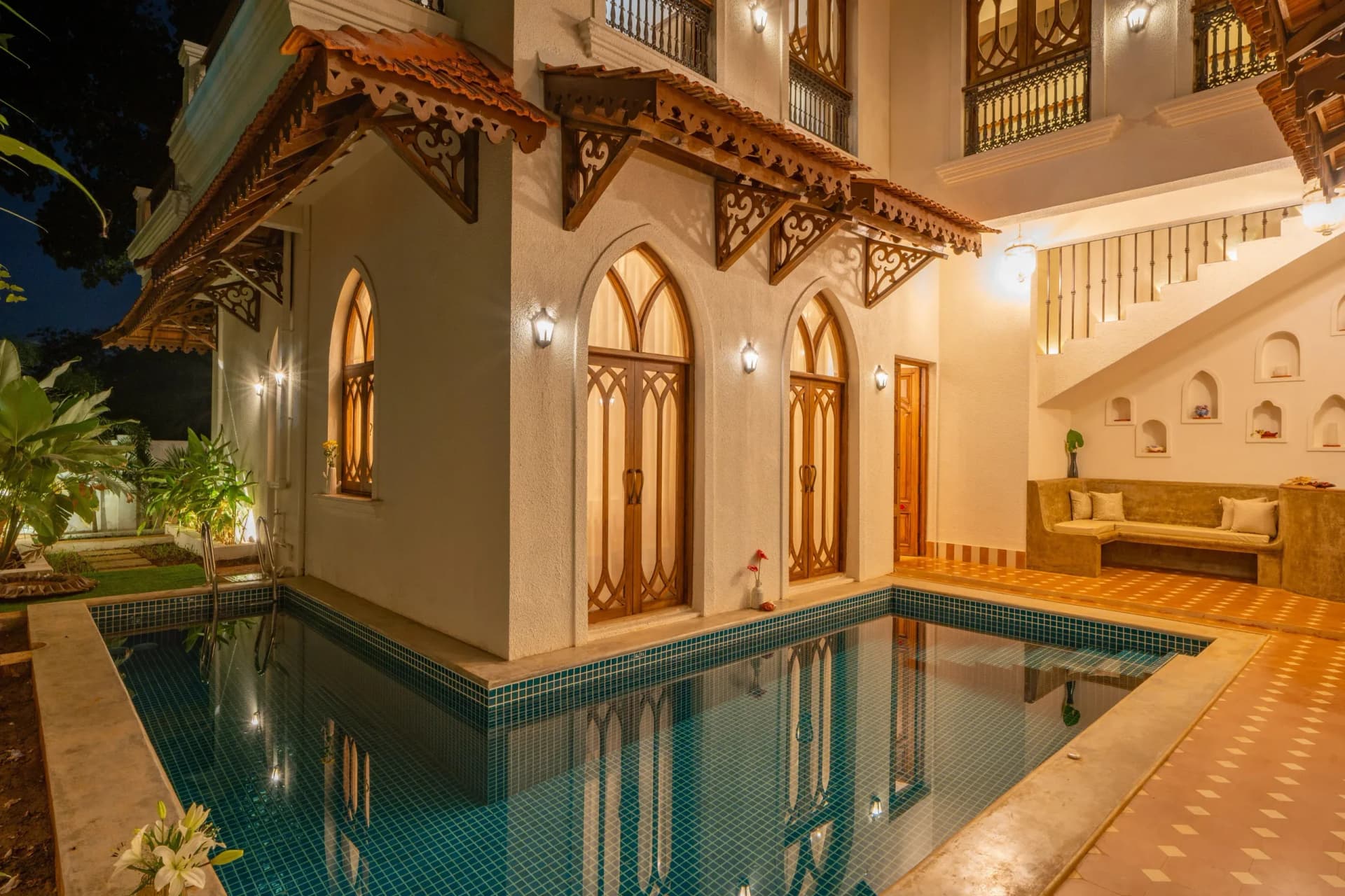 4BHK Private Pool Villa for up to 9 Guests in Assagao, Goa - Assagao, Goa