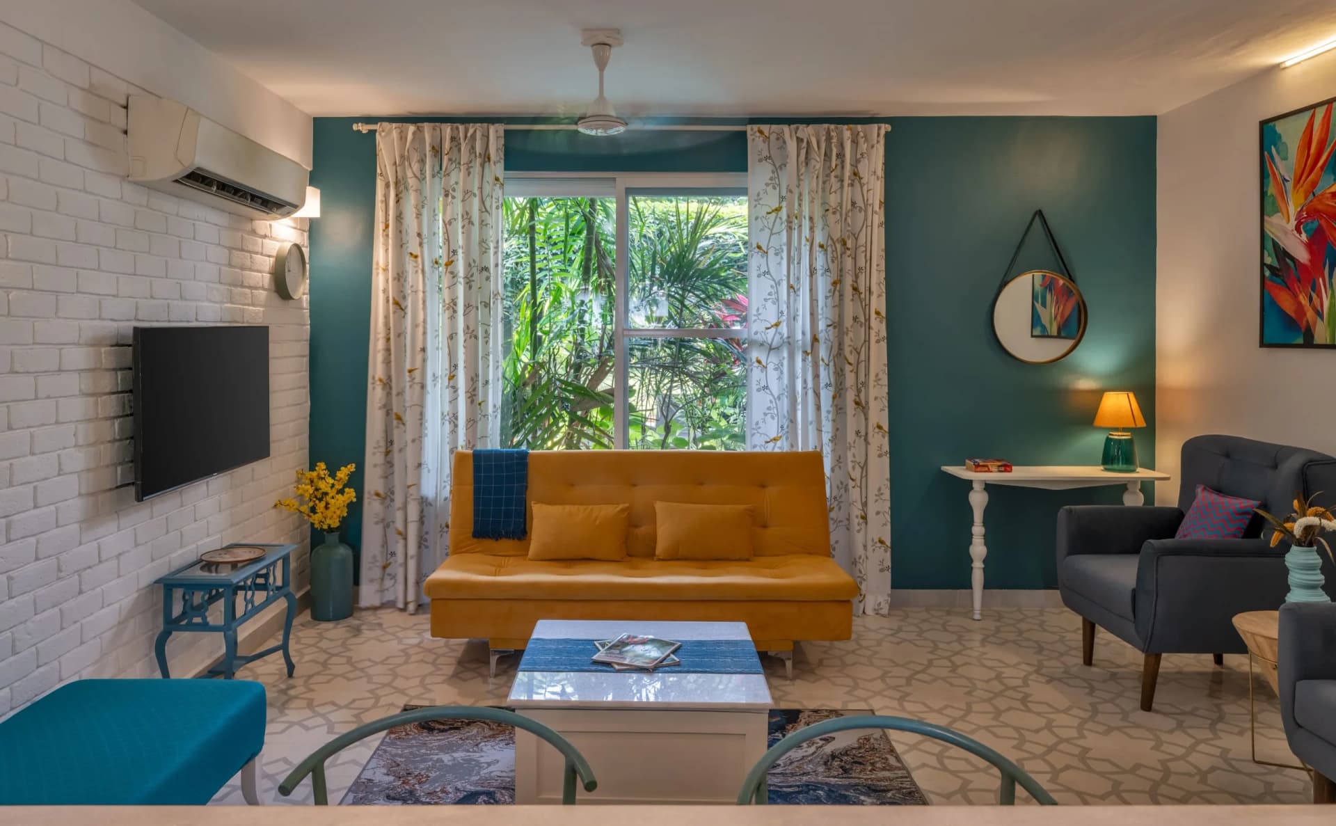 Santa Terra — Apartment 05 — 1BHK Shared Pool Apartment in Reis Magos, Goa - Reis Magos, Goa