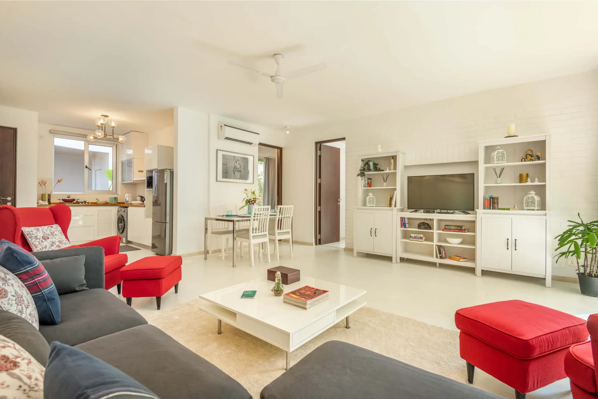 El Arbol — Apartment 05 — 2BHK Shared Pool Apartment in Nerul, Goa - Nerul, Goa