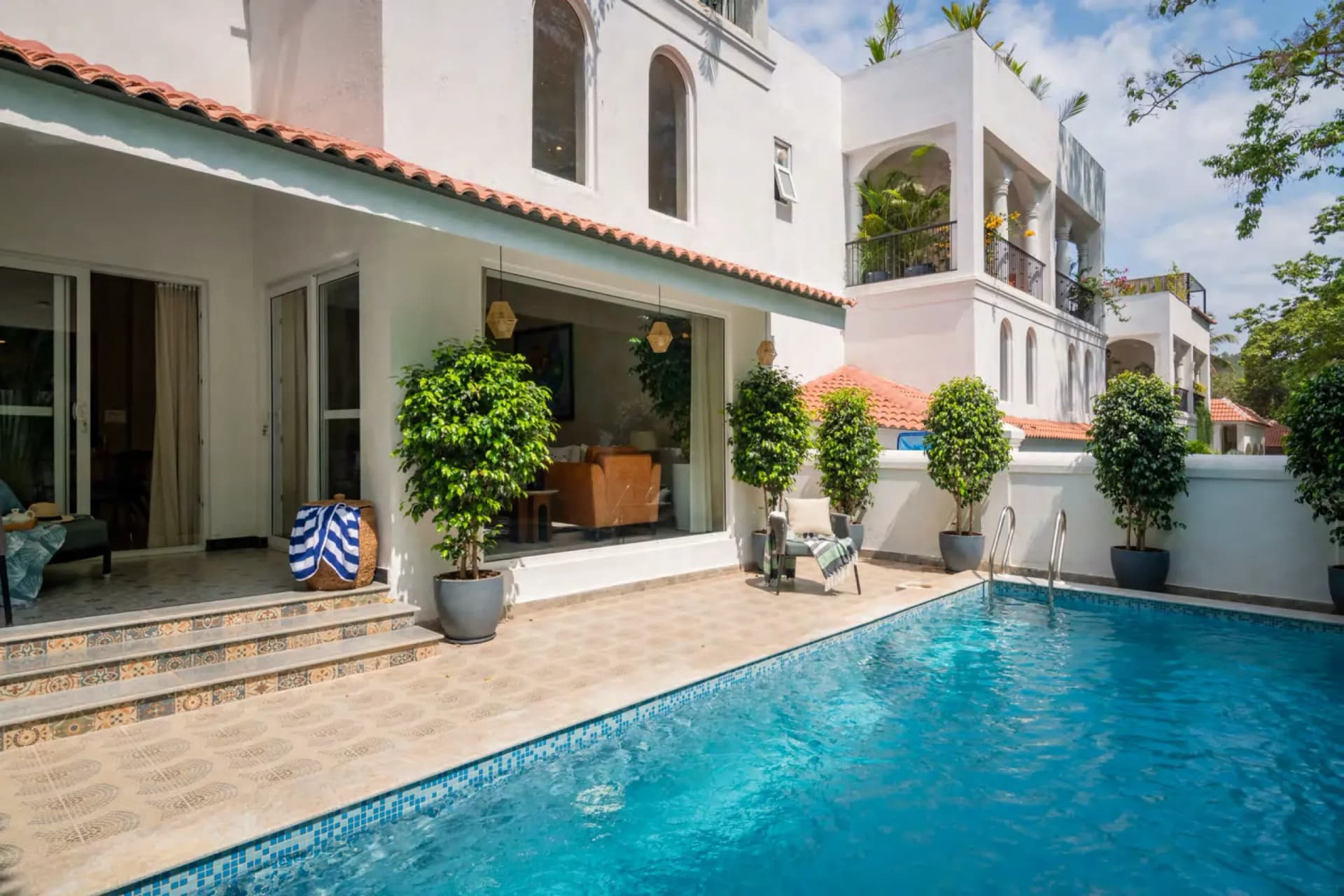 3BHK Private Pool Villa for up to 7 Guests in Assagao, Goa - Assagao, Goa