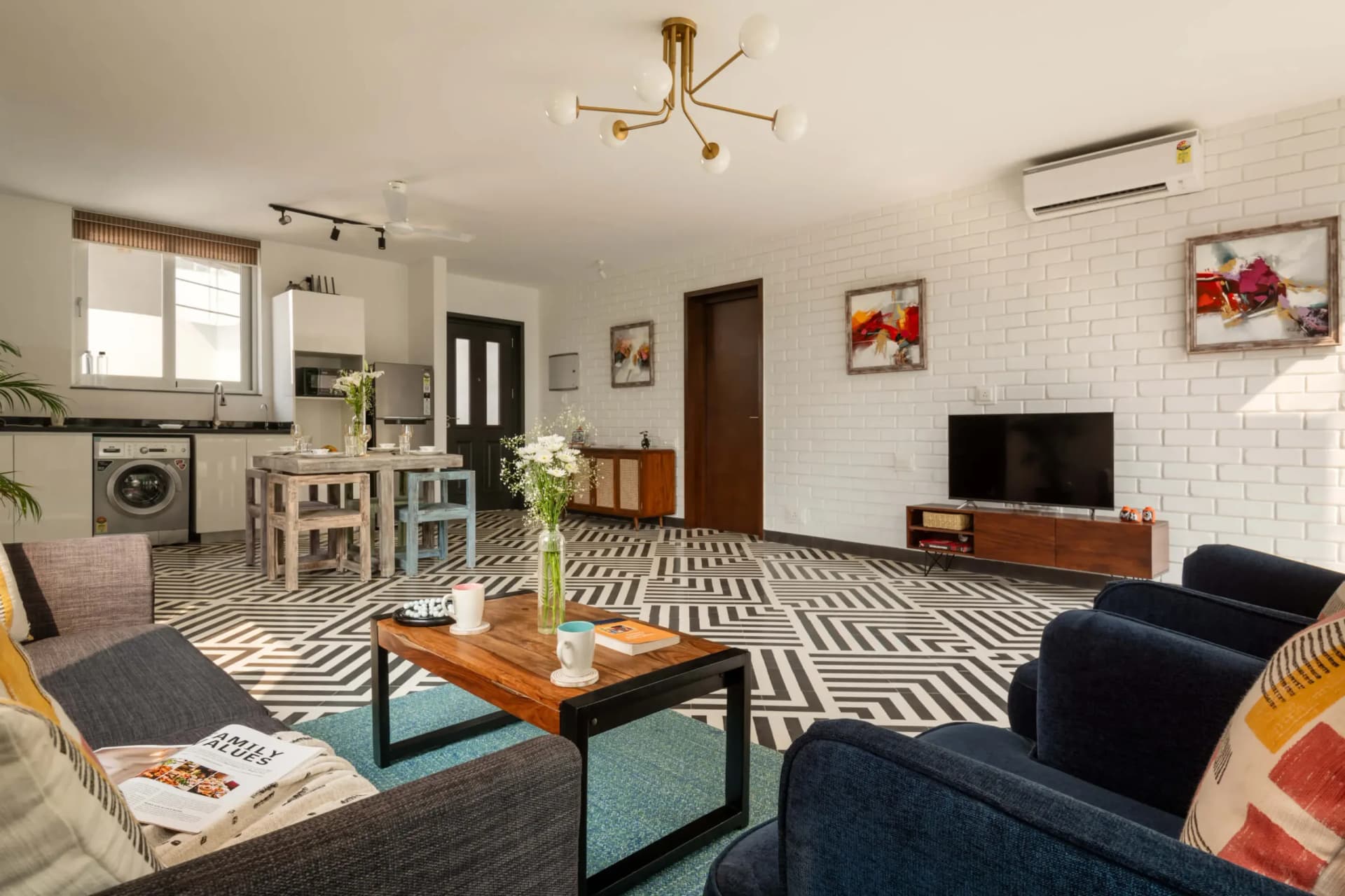 El Rosario — Apartment 203 — 2BHK Shared Pool Apartment in Pilerne, Goa - Pilerne, Goa