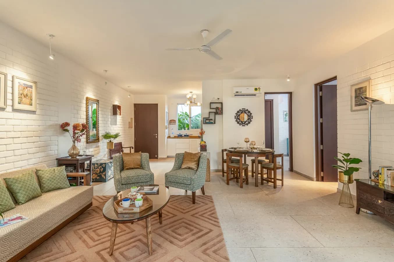 El Arbol — Apartment 01 — 2BHK Shared Pool Apartment in Nerul, Goa - Nerul, Goa