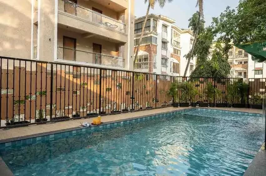 1BHK Shared Pool Apartment for up to 3 Guests in Candolim, Goa - Candolim, Goa