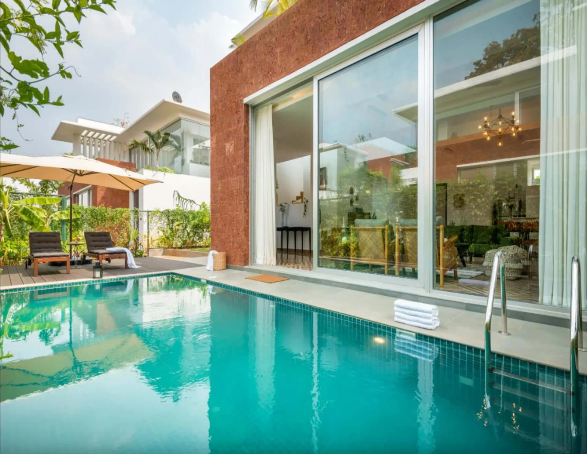 3BHK Private Pool Villa for up to 7 Guests in Vagator, Goa - Vagator, Goa