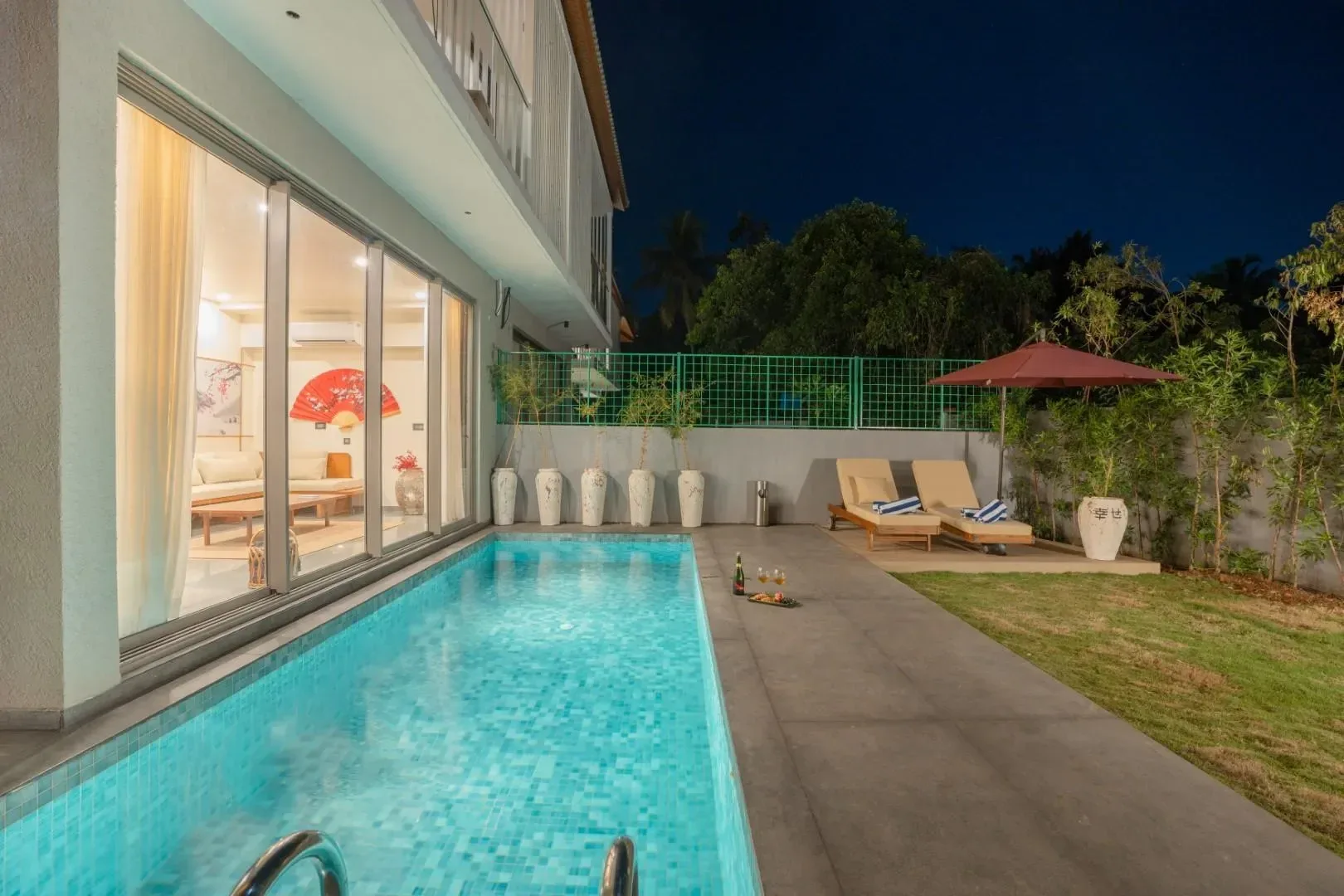 2BHK Private Pool Villa for up to 5 Guests in Siolim, Goa - Siolim, Goa