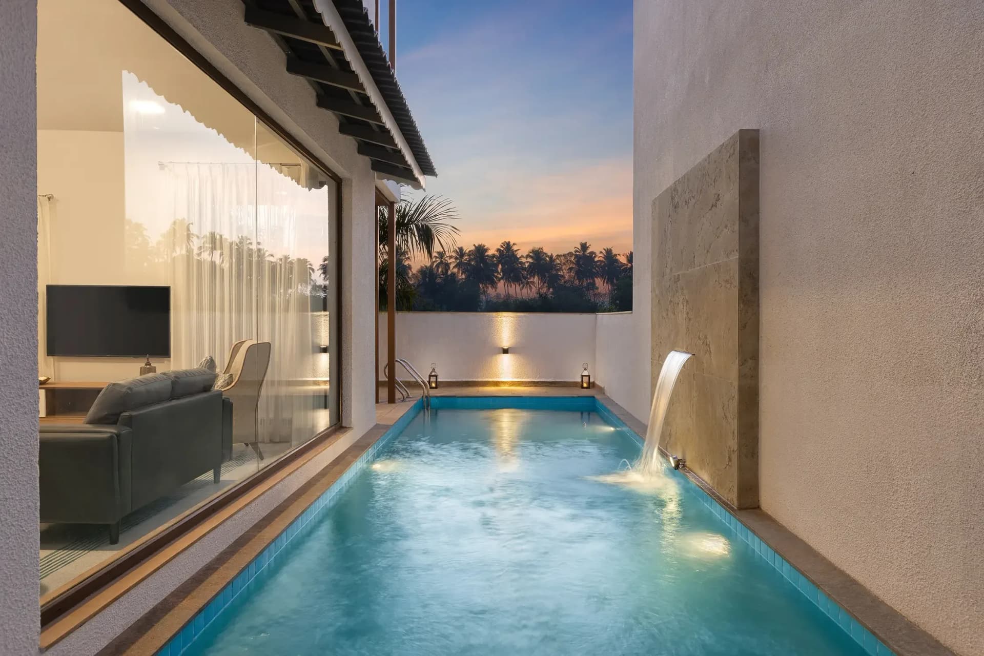 4BHK Villa with Private + Shared Pools for up to 9 Guests in Anjuna, Goa - Anjuna, Goa