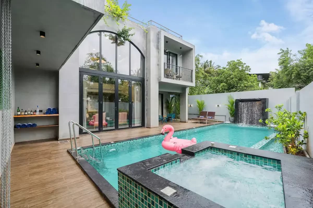 4BHK Private Pool Villa for up to 10 Guests in Vagator, Goa - Vagator, Goa