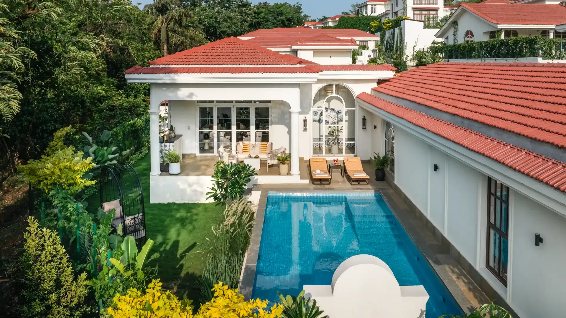 Amora Villa D — 3BHK Private Pool Villa in Moira, Goa - Moira, Goa