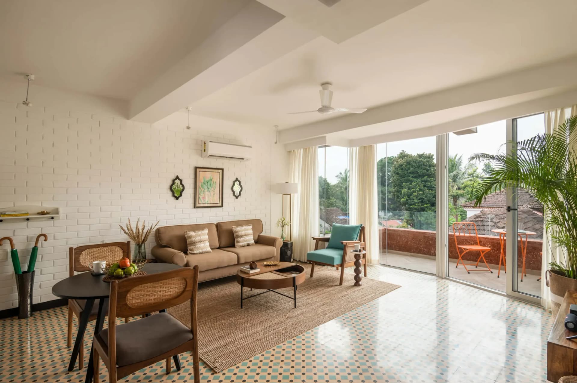 El Raso — Apartment 208 — 1BHK Shared Pool Apartment in Parra, Goa - Parra, Goa