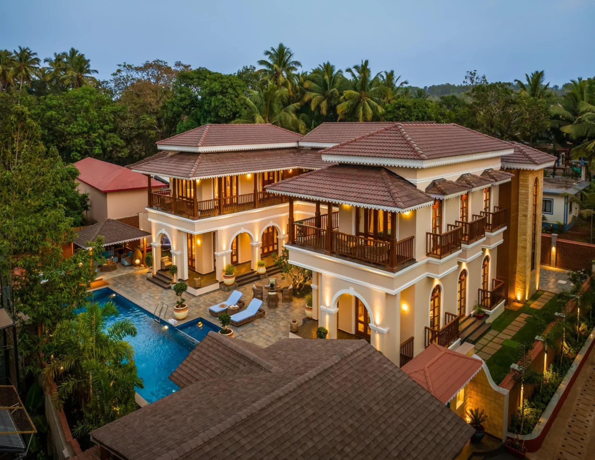 5BHK Private Pool Villa for up to 12 Guests in Vagator, Goa - Vagator, Goa
