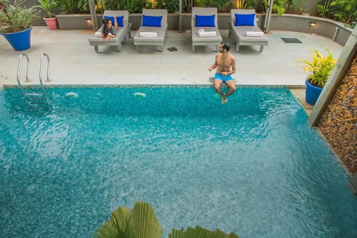 2BHK Shared Pool Apartment for up to 5 Guests in Reis Magos, Goa - Reis Magos, Goa